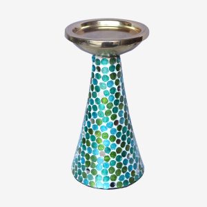 Mosaic style dome shaped candlestick holder for party decoration or gifting ideas