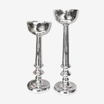 Radian Silver Plated Chalice Candlestick Medium Tall